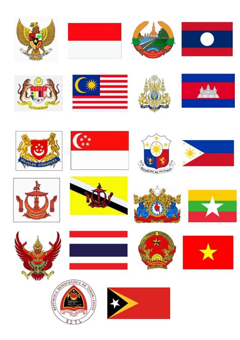 Menentukan Bendera Negara Anggota Asean - IMAGESEE