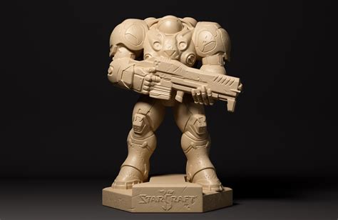 ArtStation - Starcraft Marine 3D Print Model | Resources