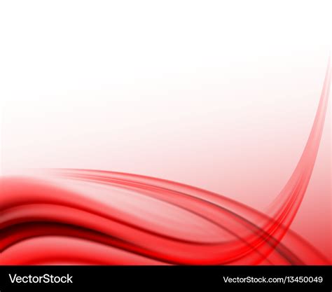 Red wave abstract background Royalty Free Vector Image