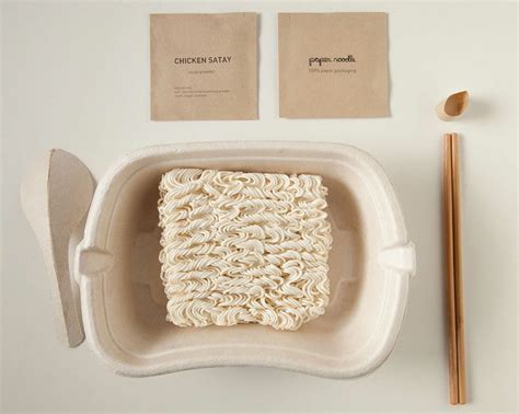 Paper Noodles Is A More Sustainable Alternative To Current Instant Ramen Packaging | Dieline ...