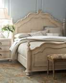 French Style Bedroom Furniture Black Bed King Size Gothic Designer