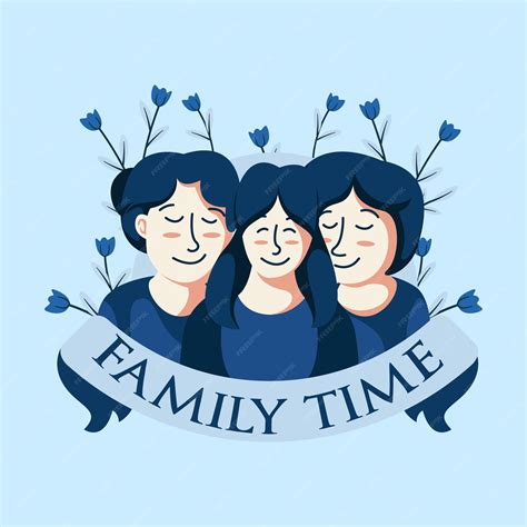 Premium Vector | Family Time Illustration