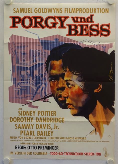 Porgy and Bess original release german movie poster