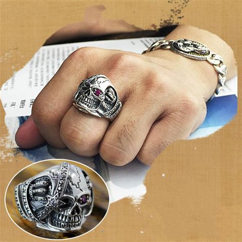 Skull Biker Ring | Skull Action