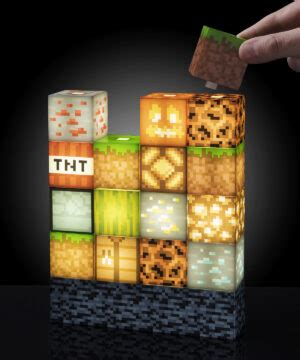 Minecraft Block Building Light: A modular Minecraft-themed mood light.