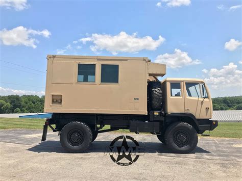 M1079 2 1/2 Ton LMTV Stewart & Stevenson 4x4 Camper Truck