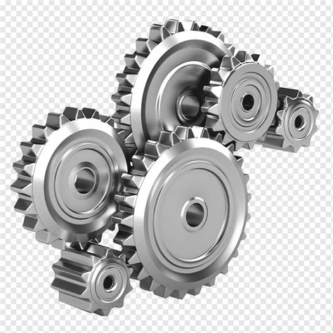 Gray industrial gears illustration, Mechanical Engineering Gear Mechanical system, industry ...