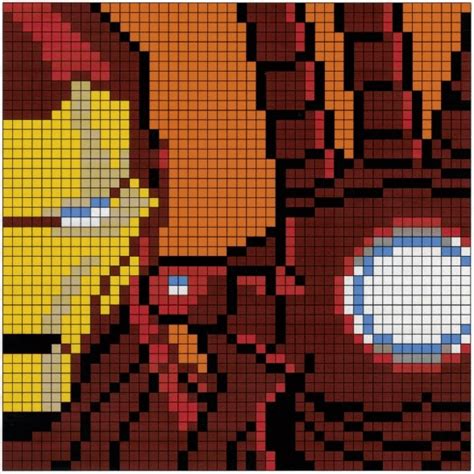 General Instructions For Iron Man Mosaic : lego