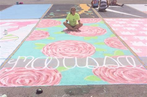 Lilly Pulitzer School parking spot. I wish our school let us do this | Parking spot painting ...