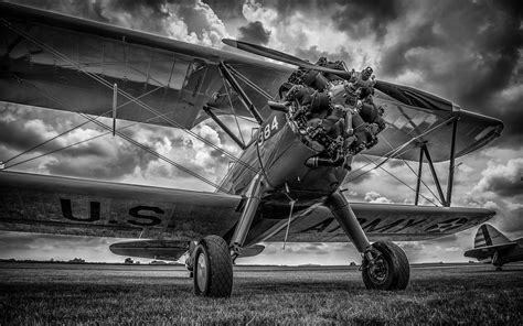 Airplane Plane B-W Propeller HDR military wallpaper | 1920x1200 | 125395 | WallpaperUP