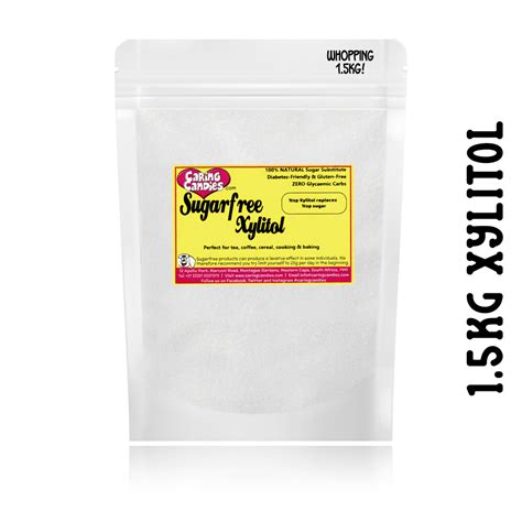 1.5kg Pure Xylitol Crystals | Caring Candies