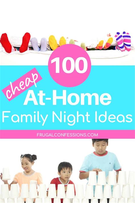 100 Family Fun Night Ideas (At Home Memories)
