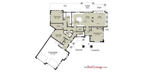 Mountain Cottage Side Entry | House Plans | The Red Cottage