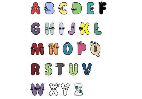 Alphabet Lore But With The Roger Font by aidasanchez0212 on DeviantArt