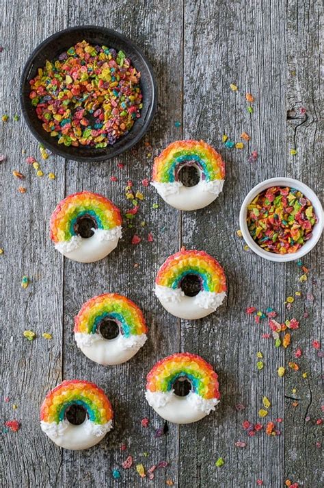 Rainbow Donuts