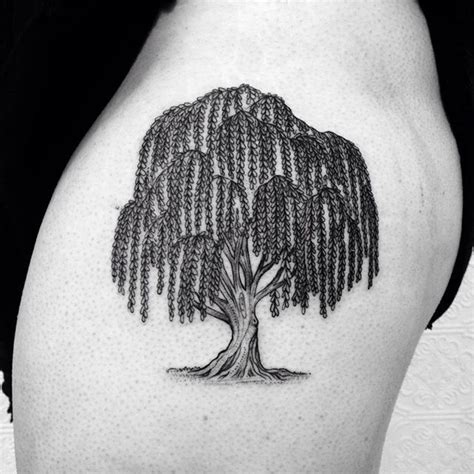 Weeping Willow Tattoo Designs, Ideas and Meaning - Tattoos For You