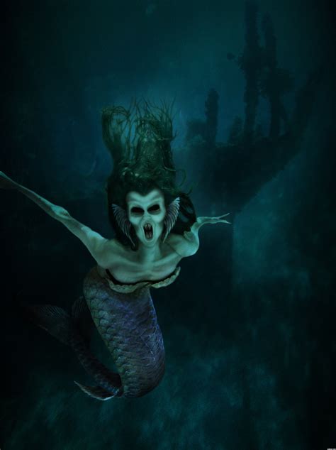 Evil Siren picture, by jadedink for: water creatures photoshop contest ...