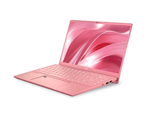 MSI Rose Pink Prestige 14 Laptop Comes with 6-Cores and a GeForce GTX ...