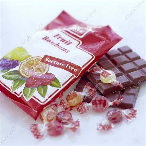 Diabetic sweets - Stock Image - H110/2185 - Science Photo Library