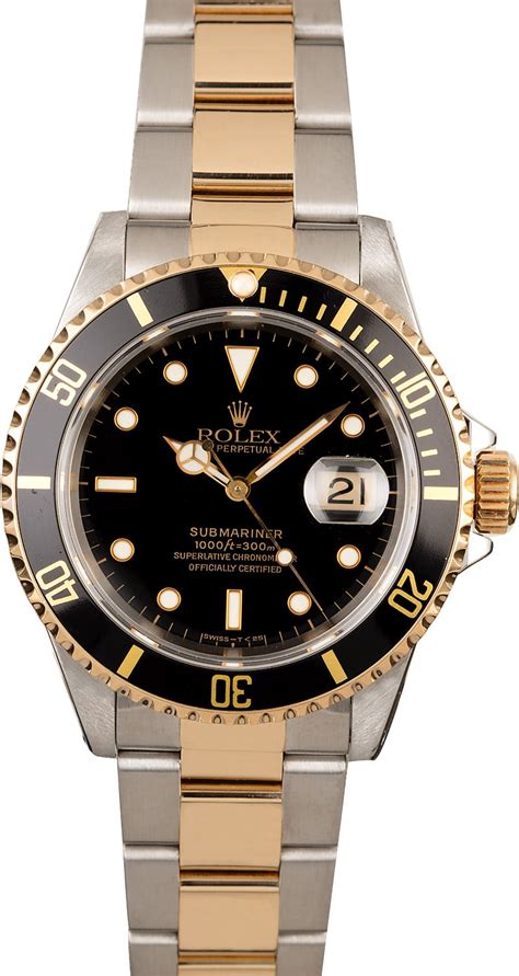 Used Rolex Submariner 16613 Men's Watch