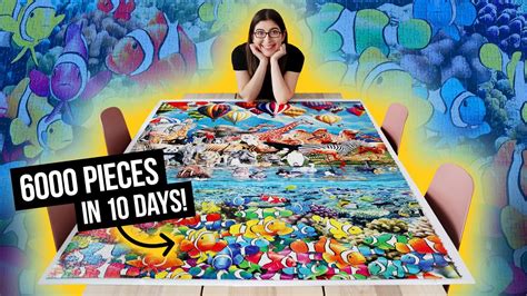 I FINISHED THE FIRST 6,000 PIECE SECTION (24,000 Piece Puzzle - Part 2 of 6) - YouTube