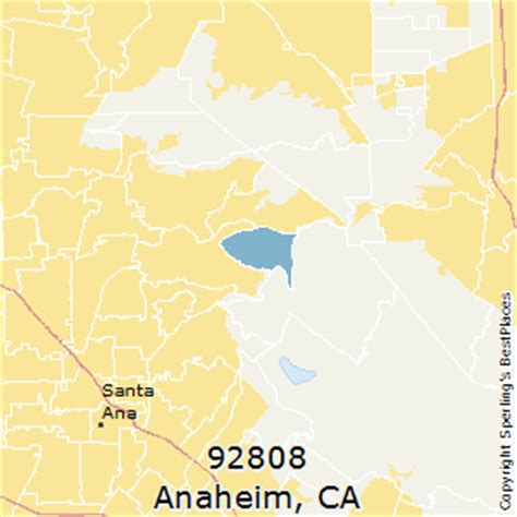 Best Places to Live in Anaheim (zip 92808), California