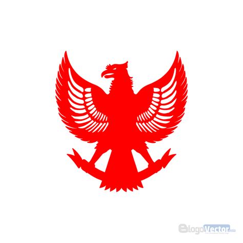 Garuda Pancasila silhouette Logo vector (.cdr) - BlogoVector