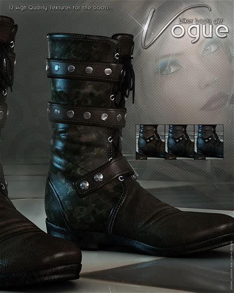 Vogue for Biker Boots G2F 3D Figure Assets Sveva