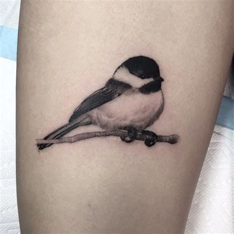 Pin by Kristen Kutil on Tattoo ideas | Chickadee tattoo, Dainty tattoos ...