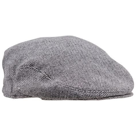 Wool Tweed Ivy League Flat Cap Newsboy Vintage Style - Light Grey/Green ...