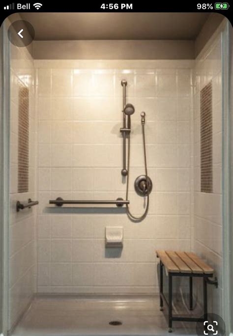 Pin by Anzie Parks on Accessible shower in 2020 | Bathroom remodel ...