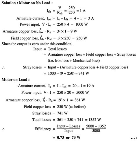 Dc Motor Calculation Example | Bakemotor.org