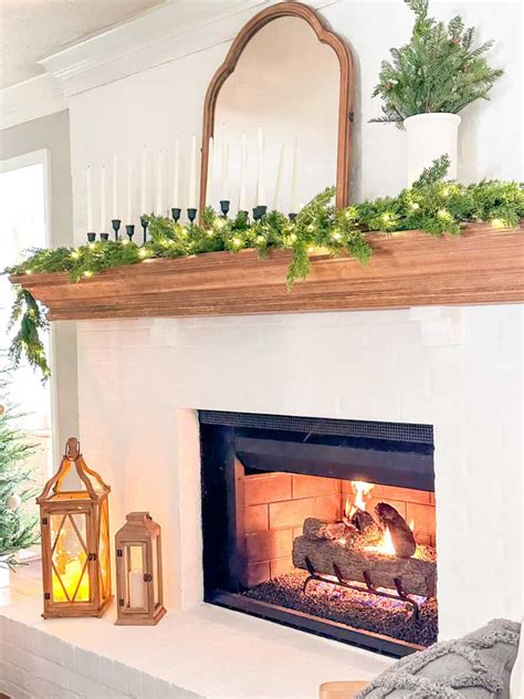 Winter Fireplace Mantel Decor That Lasts Past the Holiday Season - Your Home Renewed