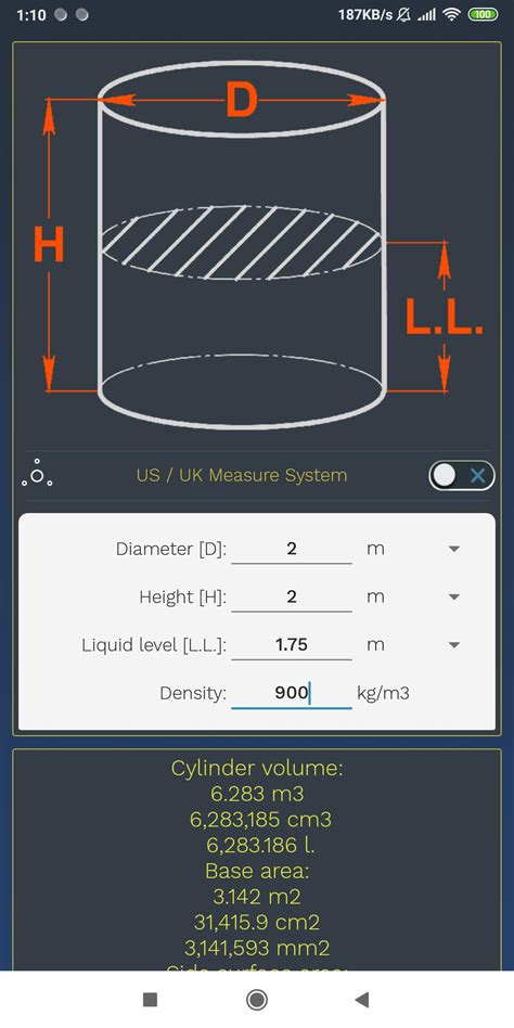 Volume calculator for Android - APK Download