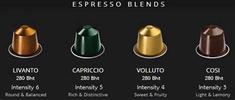 Nespresso Coffee Capsules Identification - Flavor Color & Type Guide ...