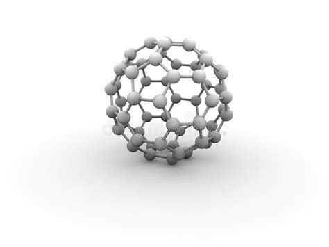 Buckminsterfullerene stock illustration. Illustration of nanotube - 4068508