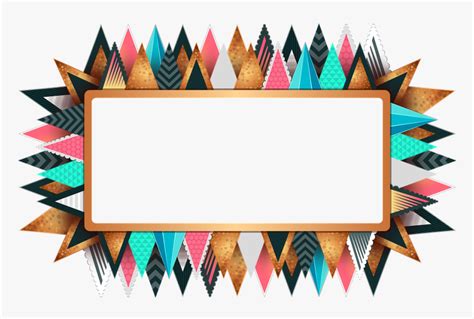 Rectangle, Frame, Colorful, Design, Decorative, Border - Colorful Rectangle, HD Png Download ...