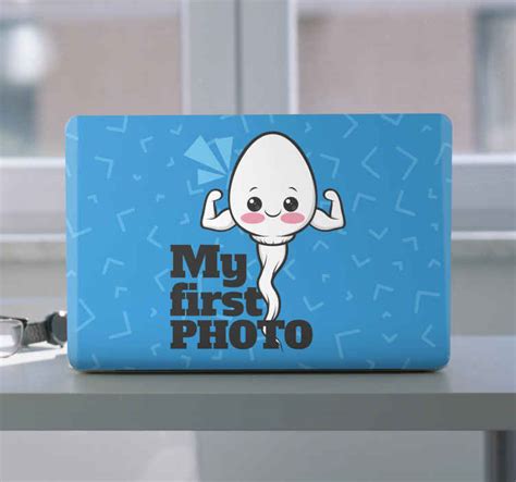 My first picture fun design laptop stickers - TenStickers