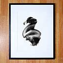 Abstract Art Black And White Giclee Print By Paul Maguire Art | notonthehighstreet.com