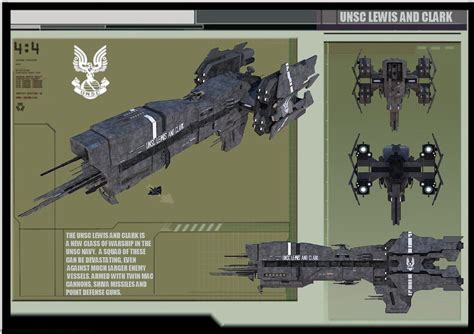 UNSC LIGHT ASSAULT CRUISER: LEWIS AND CLARK by calamitySi on DeviantArt ...