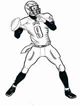 Printable Football Player Coloring Pages  Printable Sight Words List sketch template
