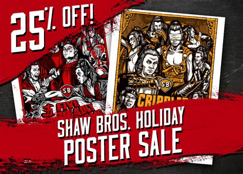 Holiday Sale: Shaw Brothers Posters 25% Off » Legendary Weapons of LA ...