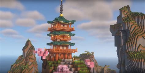 Minecraft Japanese Pagoda Ideas and Design