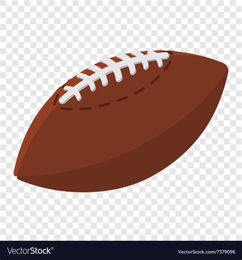 American football ball cartoon Royalty Free Vector Image