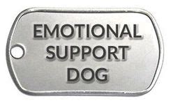 Emotional Support Dog Tag | USA Service Dogs