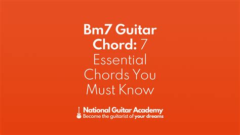 How To Play The Bm7 Guitar Chord