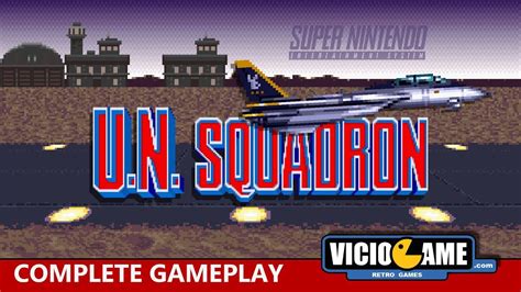 🎮 U.N. Squadron (Super Nintendo) Complete Gameplay - YouTube