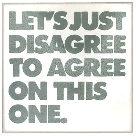 Let's Just Disagree | Silkscreened Tile - French Paper Art Club