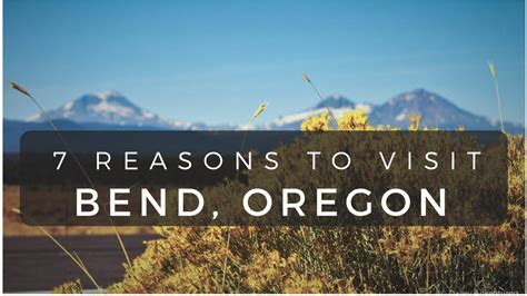 7 Reasons to Visit Bend, Oregon - Dailey Adventurers | Oregon, Visiting ...