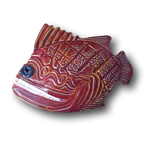 Large Red Fish with Attitude - Fish With Attitude by Mike Quinn